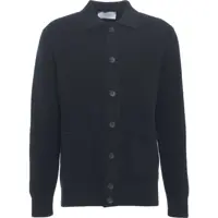 Pulovere casual Ribbed knit jacket with collar Barbati