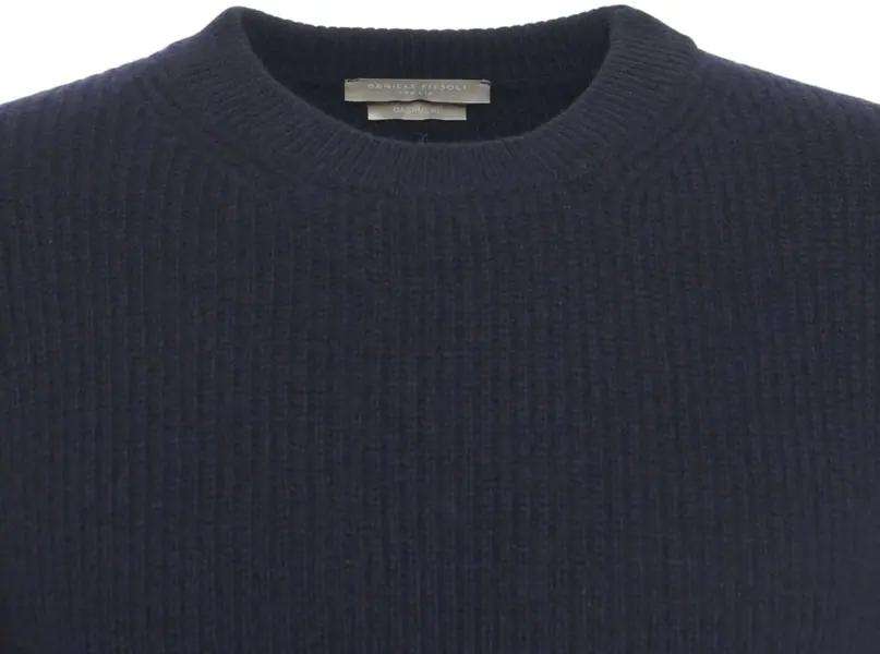 Pulovere Daniele Fiesoli Ribbed sweater Blue Barbati (BM 19030861) 4