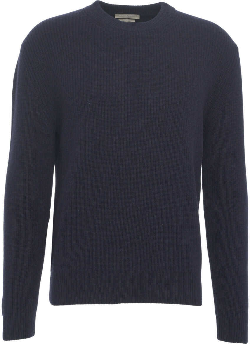 Pulovere Daniele Fiesoli Ribbed sweater Blue Barbati (BM 19030861) 1
