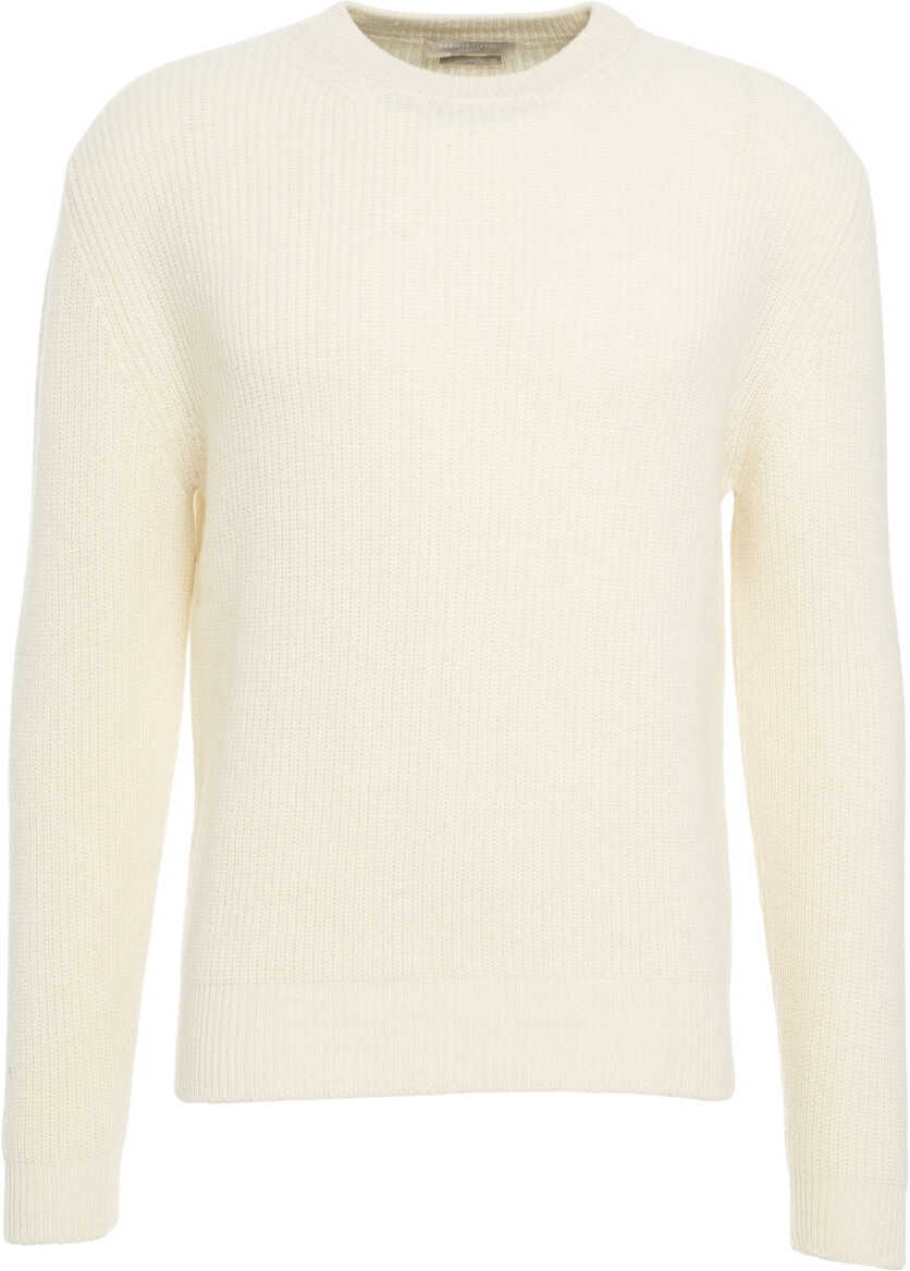 Pulovere Daniele Fiesoli Ribbed sweater White Barbati (BM 19030861) 1