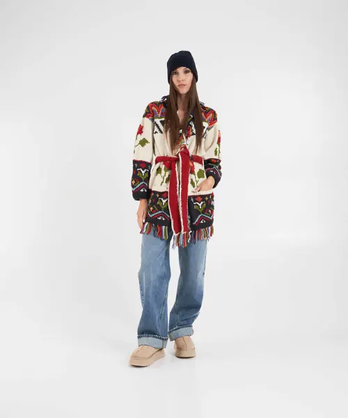 Cardigane Frantic Knitted cardigan Fairytale Multicolor Femei (BM 19030879) 3