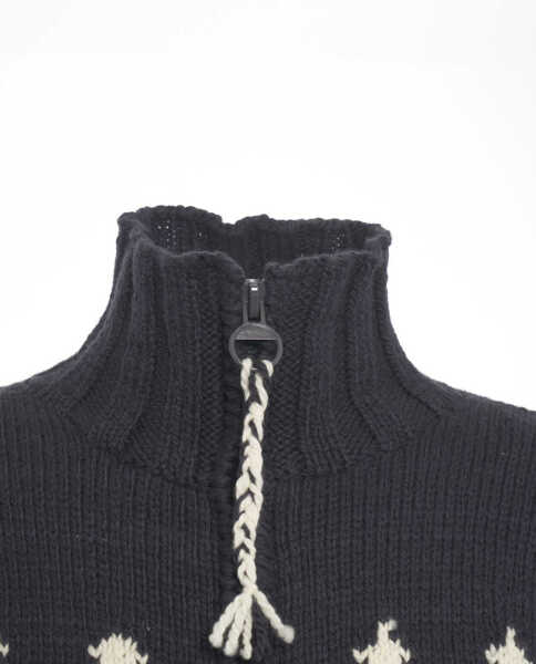 Cardigane Frantic Cardigan with Norwegian pattern Blue Barbati (BM 19030888) 4