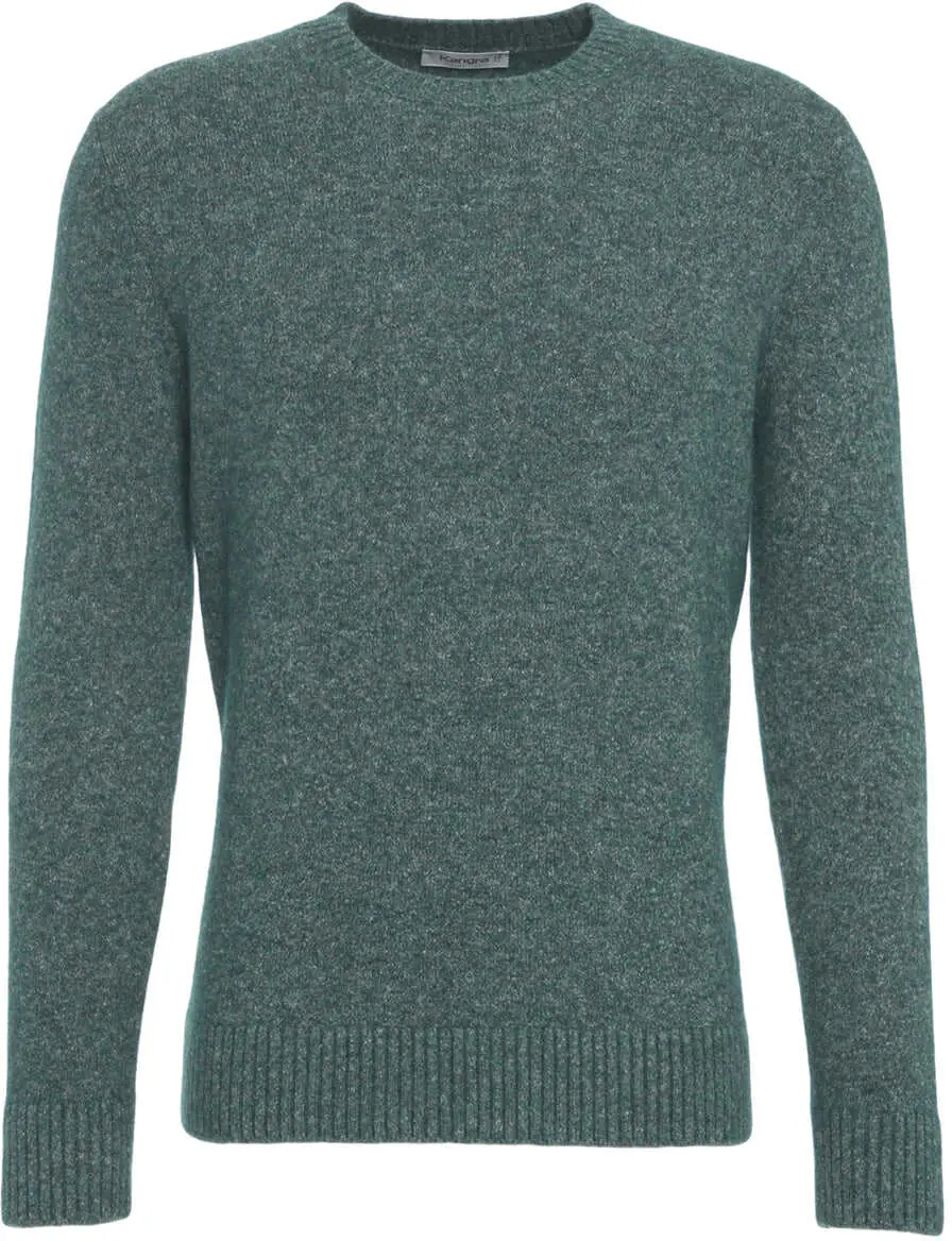 Pulovere Kangra Crew neck sweater Green Barbati (BM 19030894) 2