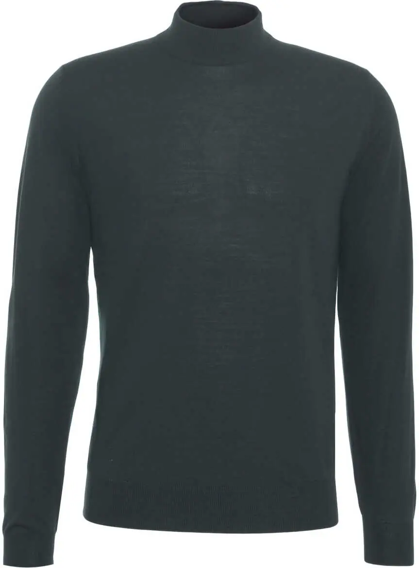 Pulovere Gender Knit sweater with high collar Green Barbati (BM 19030897) 2