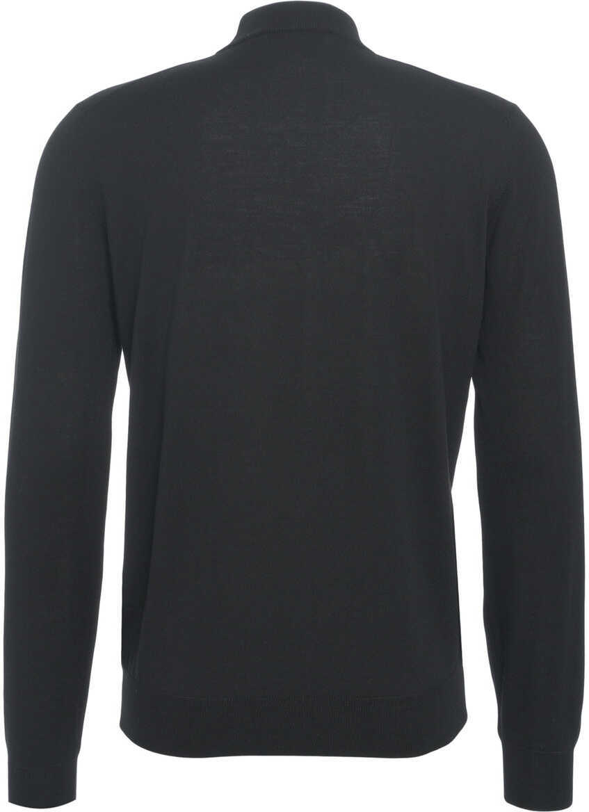 Pulovere Gender Knit sweater with high collar Black Barbati (BM 19030897) 4