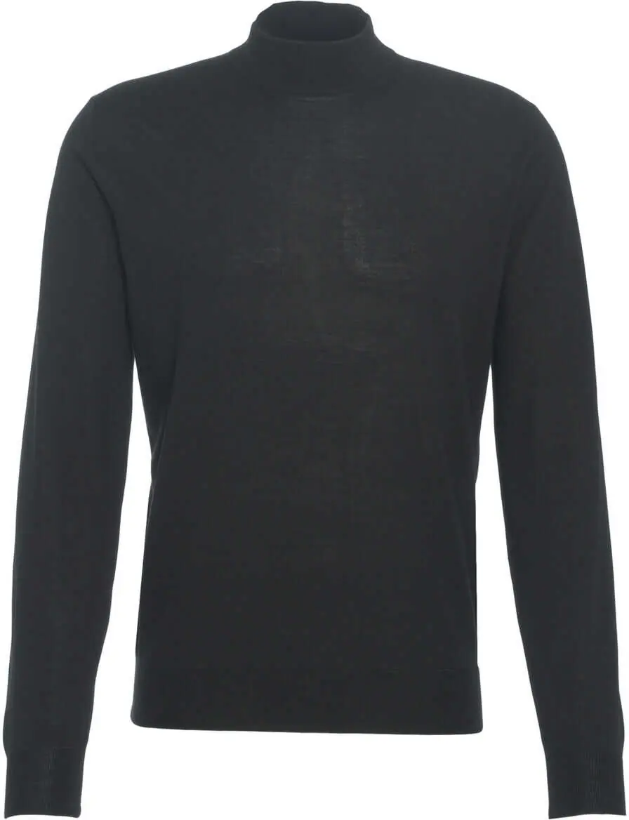 Pulovere Gender Knit sweater with high collar Black Barbati (BM 19030897) 1