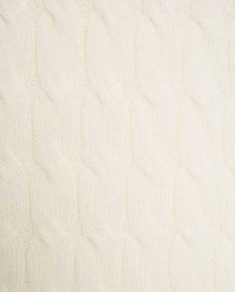 Pulovere AMARANTO Knitted sweater with cable knit pattern White Barbati (BM 19030900) 5