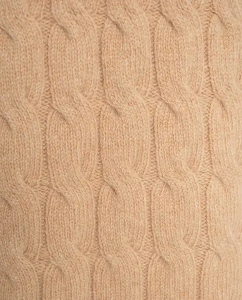 Pulovere AMARANTO Knitted sweater with cable knit pattern Beige Barbati (BM 19030900) 5