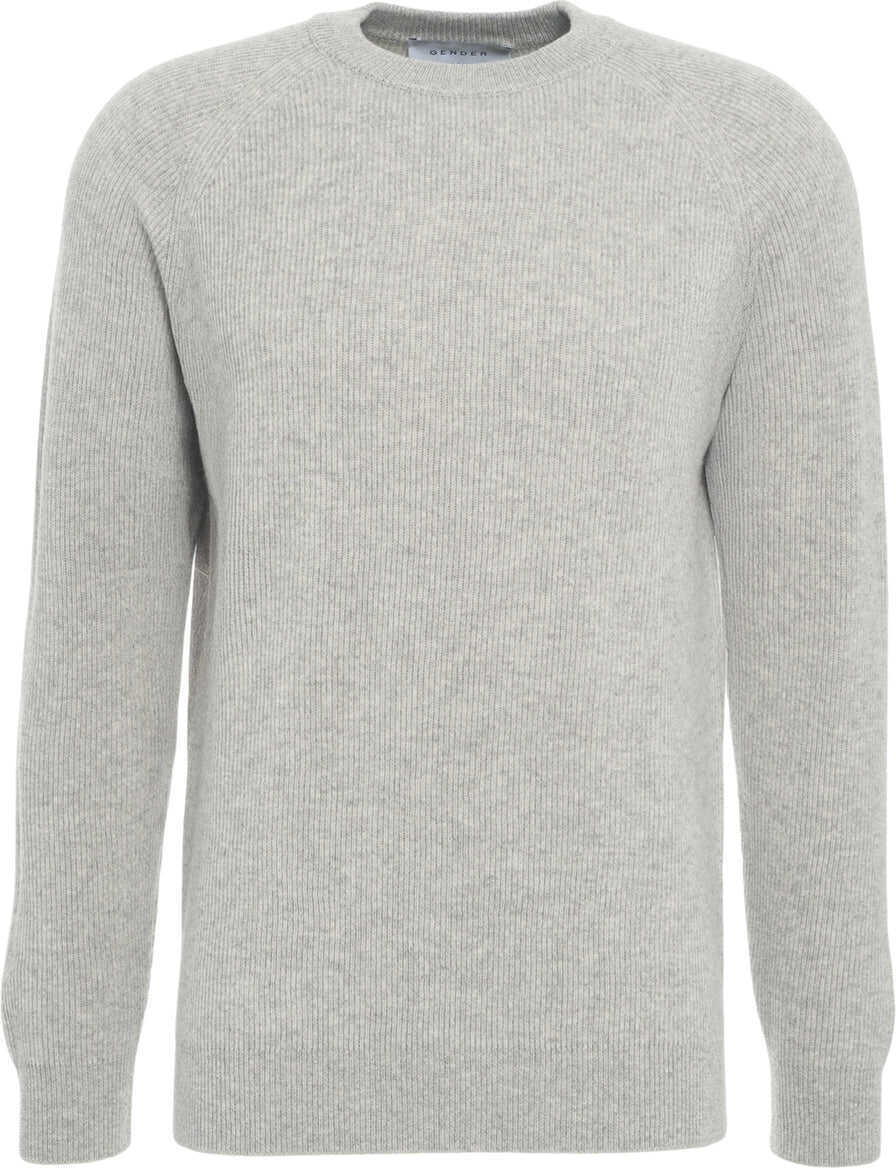 Pulovere Gender Ribbed sweater Grey Barbati (BM 19030906) 6