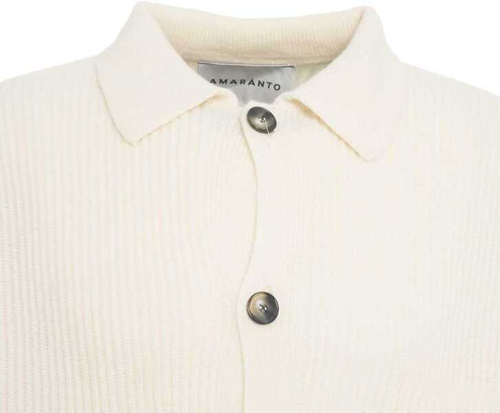 Cardigane AMARANTO Ribbed cardigan White Barbati (BM 19030921) 4