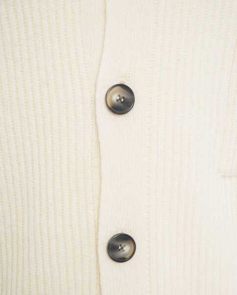 Cardigane AMARANTO Ribbed cardigan White Barbati (BM 19030921) 5