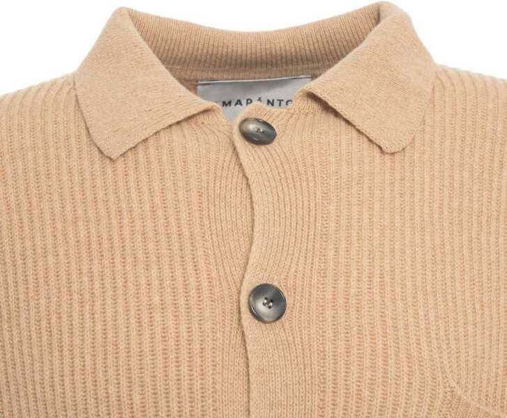Cardigane AMARANTO Ribbed cardigan Beige Barbati (BM 19030921) 4