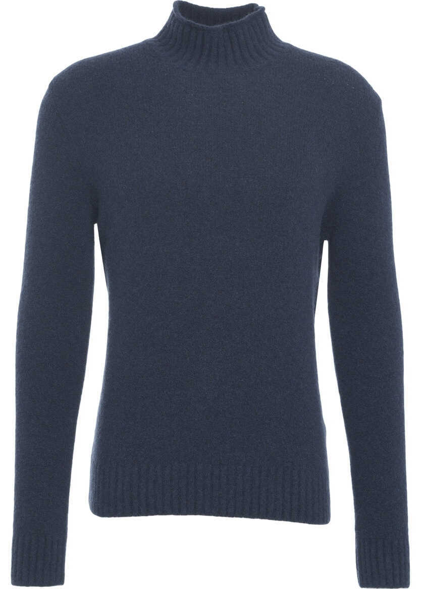 Pulovere Kangra Wool turtleneck sweater Blue Barbati (BM 19030927) 2