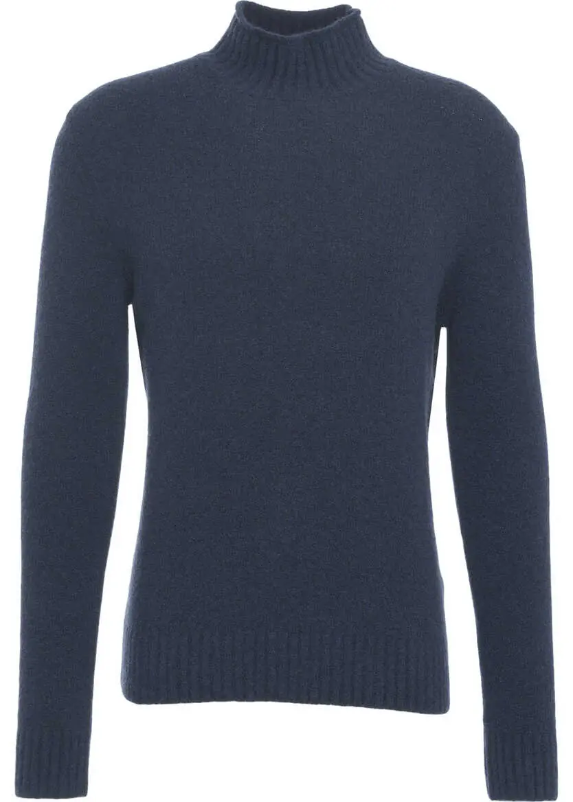 Pulovere Kangra Wool turtleneck sweater Blue Barbati (BM 19030927) 1