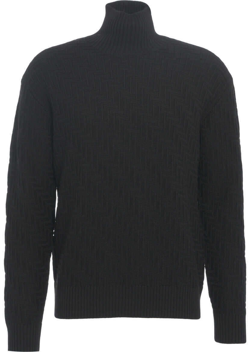 Pulovere Paolo Pecora Virgin wool sweater Black Barbati (BM 19030933) 2