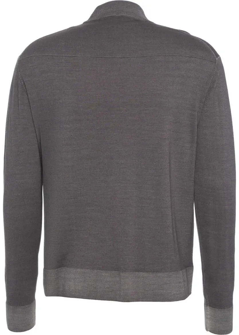 Pulovere Paolo Pecora Mock neck sweater Grey Barbati (BM 19030939) 3