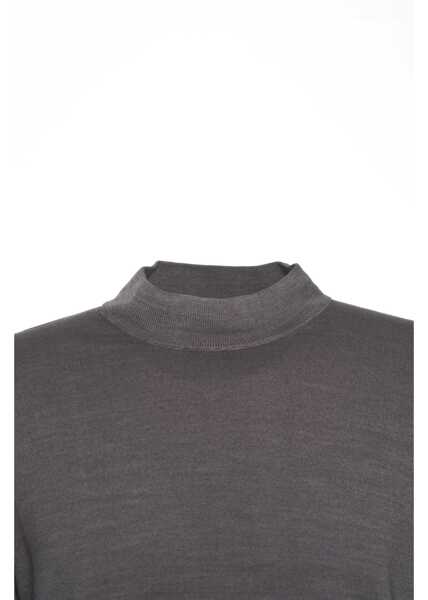 Pulovere Paolo Pecora Mock neck sweater Grey Barbati (BM 19030939) 4