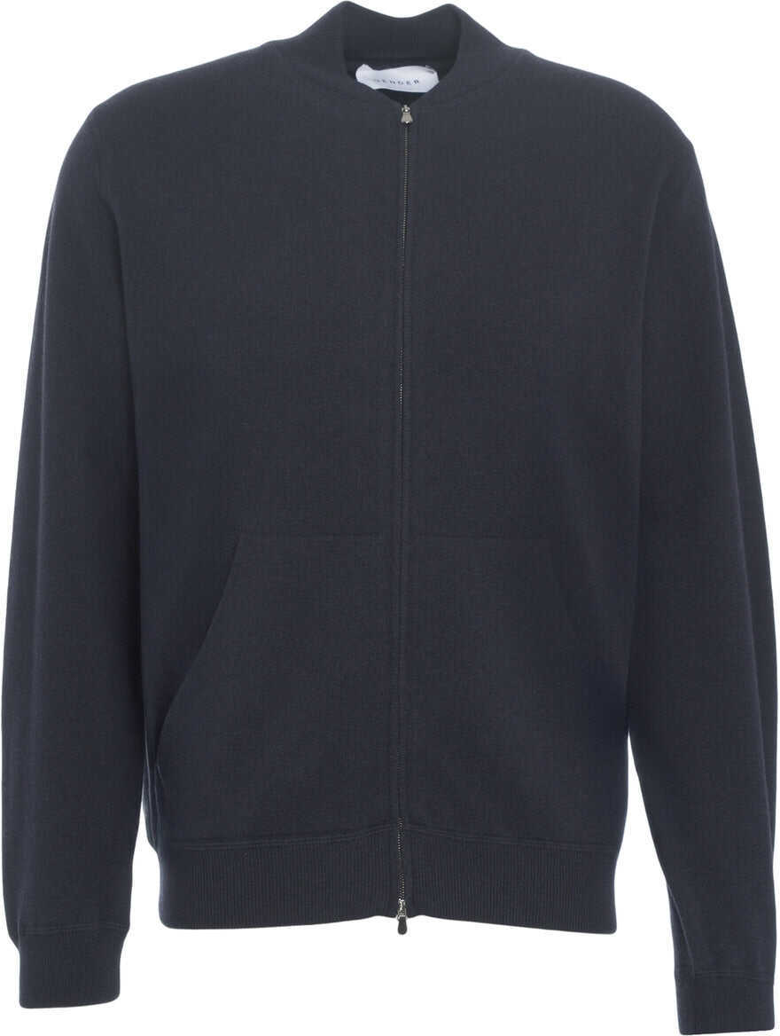 Jachete Gender Bomber knit jacket Blue Barbati (BM 19030942) 2