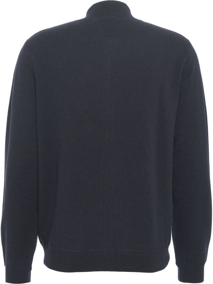 Jachete Gender Bomber knit jacket Blue Barbati (BM 19030942) 3