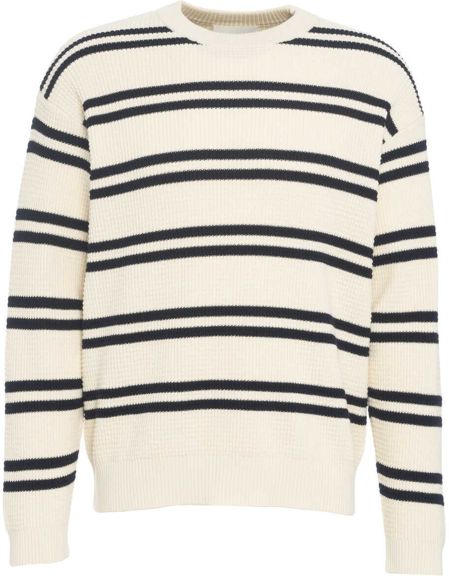 Pulovere CLOSED Striped sweater White Barbati (BM 19030948) 2