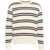 CLOSED Striped sweater White