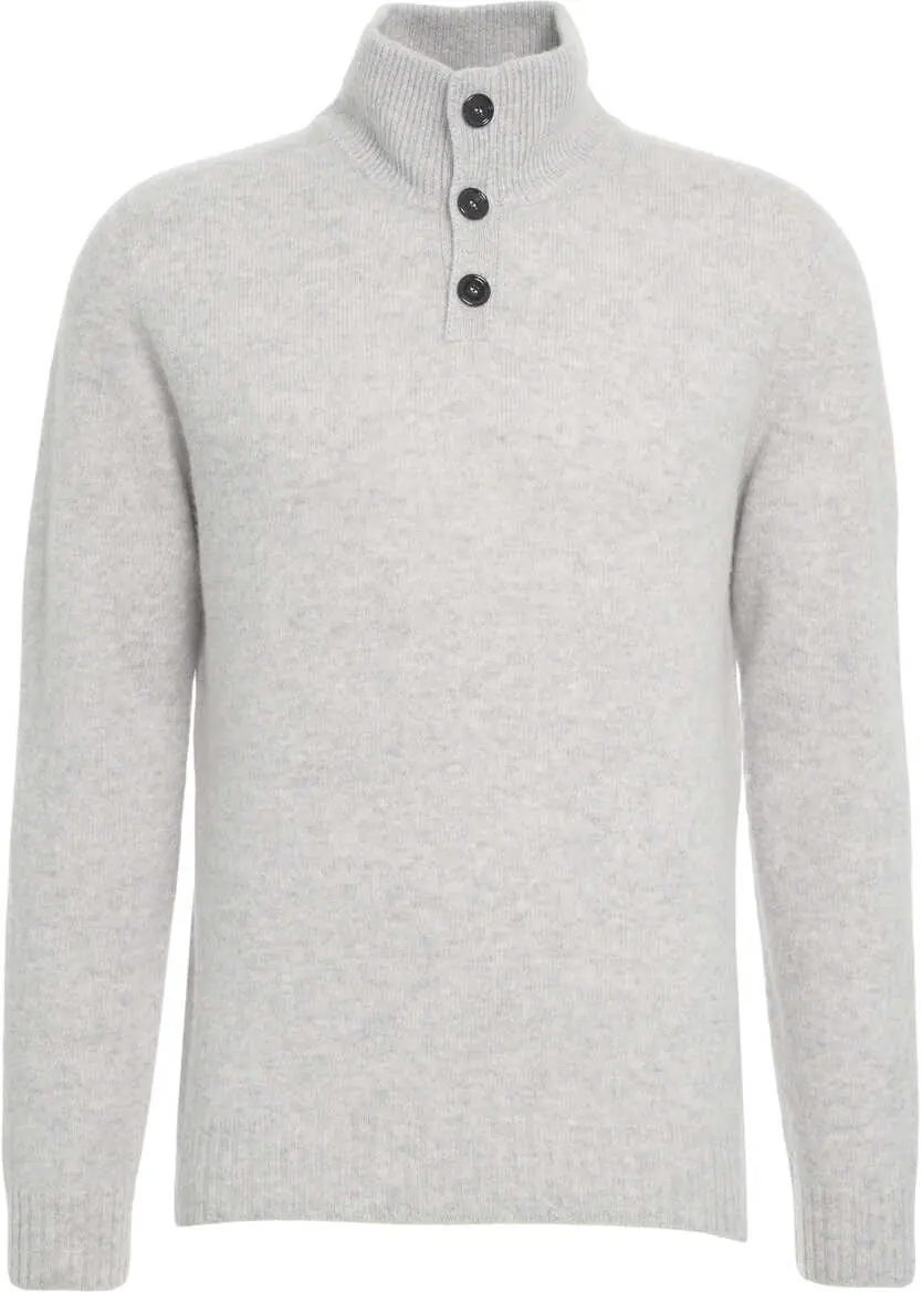 Pulovere Dondup Cashmere sweater with stand-up collar Grey Barbati (BM 19030954) 2