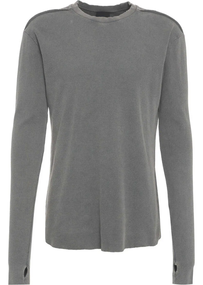 Pulovere Thom / Krom Knit sweater with thumbholes Grey Barbati (BM 19030957) 2