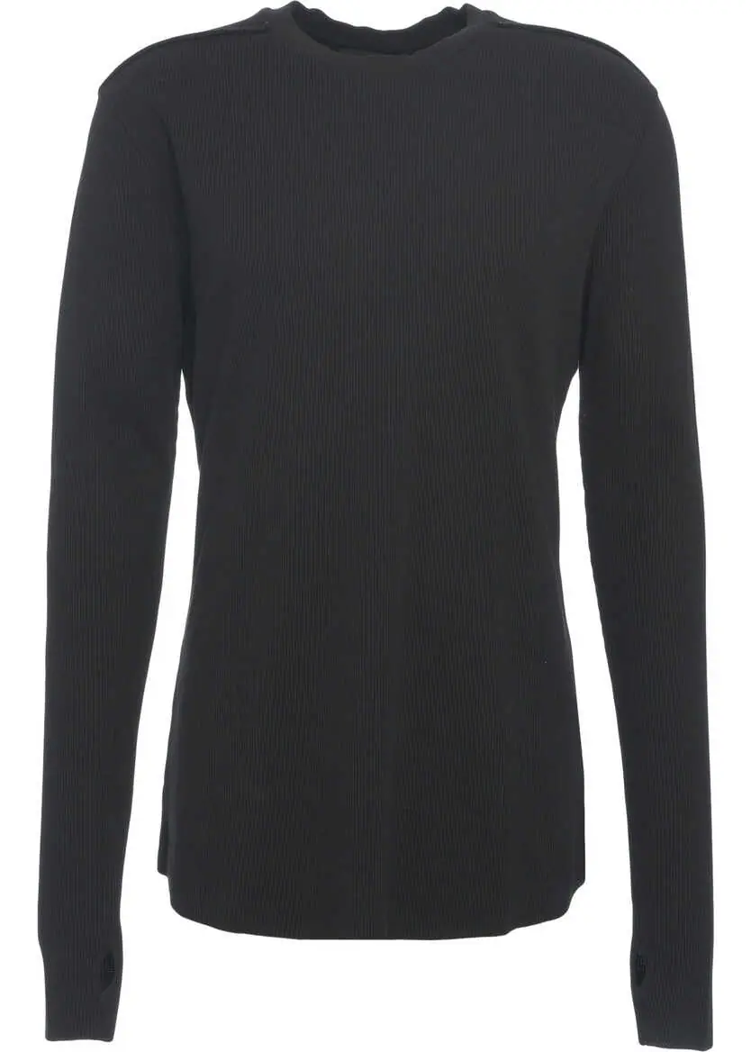 Pulovere Thom / Krom Knit sweater with thumbholes Black Barbati (BM 19030957) 2