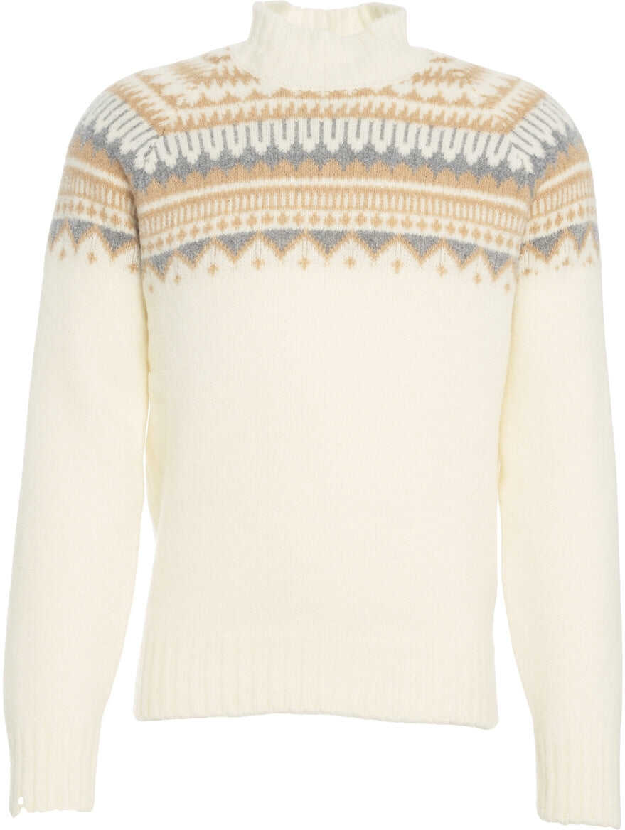 Pulovere Gender High neck sweater Beige Barbati (BM 19030960) 2