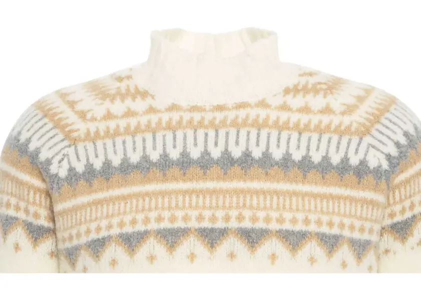 Pulovere Gender High neck sweater Beige Barbati (BM 19030960) 4