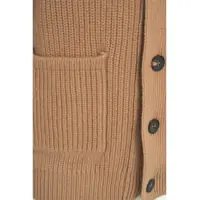 Cardigane pentru Barbati - Cardigane Gender Ribbed cardigan with hood Beige Barbati (BM 19030975) - B-mall.ro