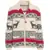 Frantic Cardigan with Norwegian pattern Beige