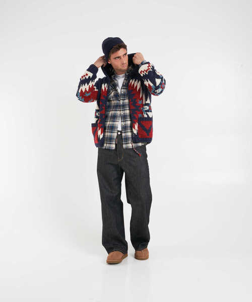 Pulovere casual Frantic Hooded knit jacket Blue Barbati (BM 19030981) 3