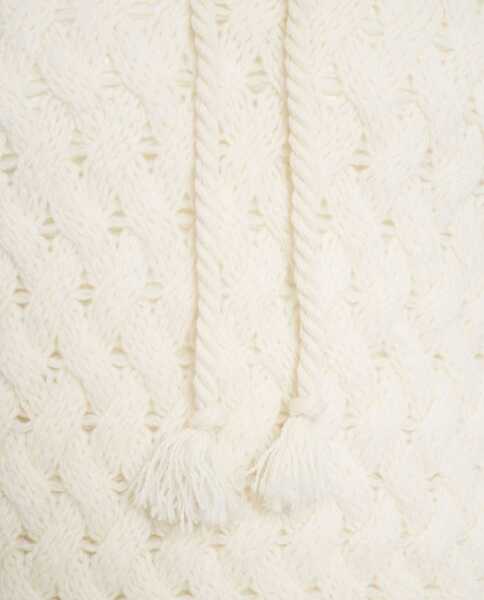 Bluze de trening AMARANTO Cable knit hoodie White Barbati (BM 19030993) 5