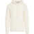 AMARANTO Cable knit hoodie White