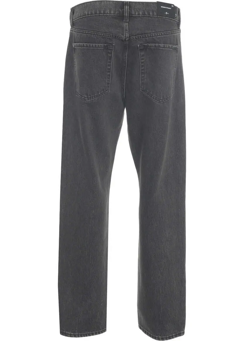 Blugi drepti 7 For All Mankind Straight cut jeans Black Barbati (BM 19031002) 4