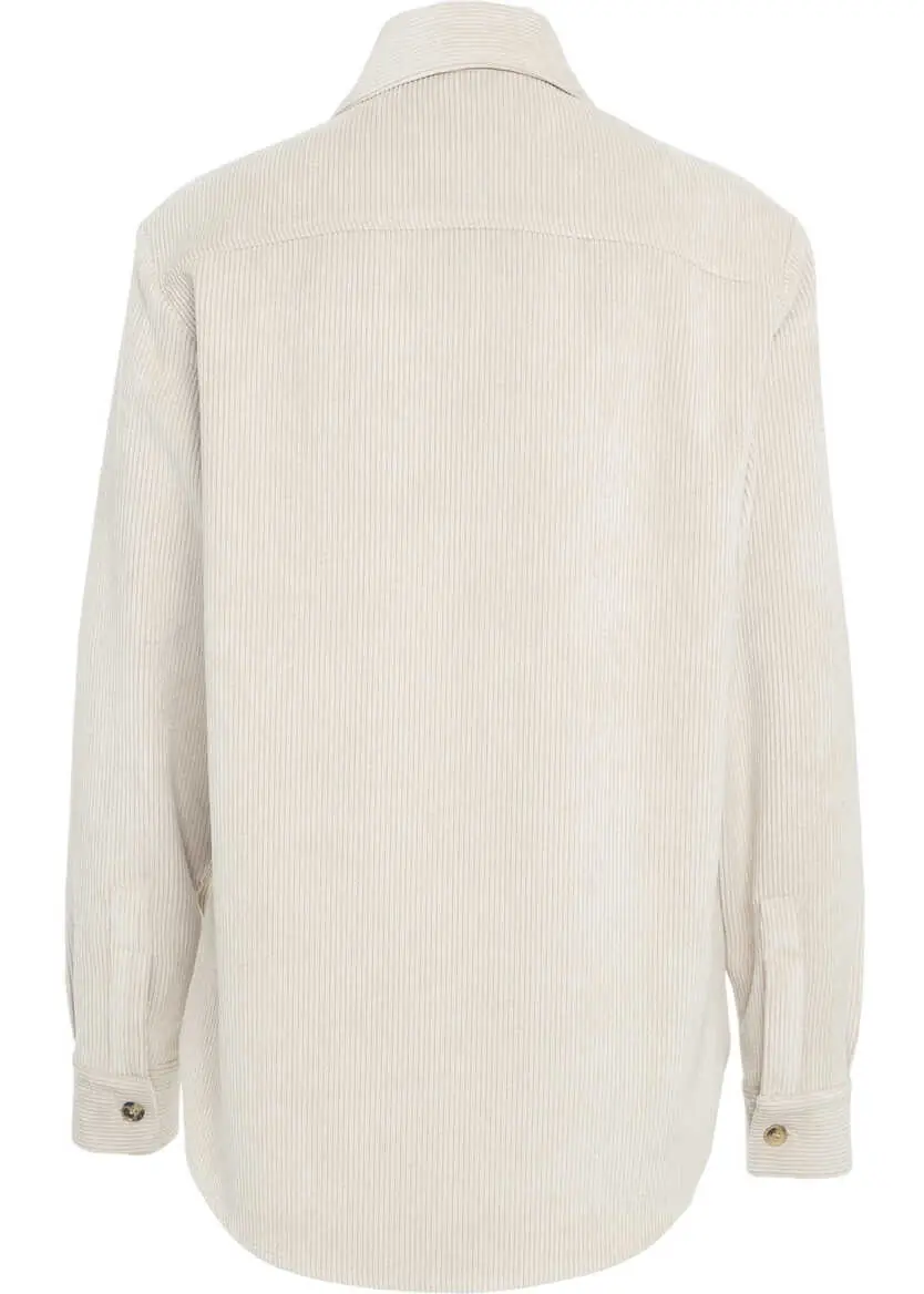 Bluze Gender Corduroy blouse White Femei (BM 19031011) 8