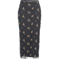 Fuste lungi Midi skirt with floral pattern Femei
