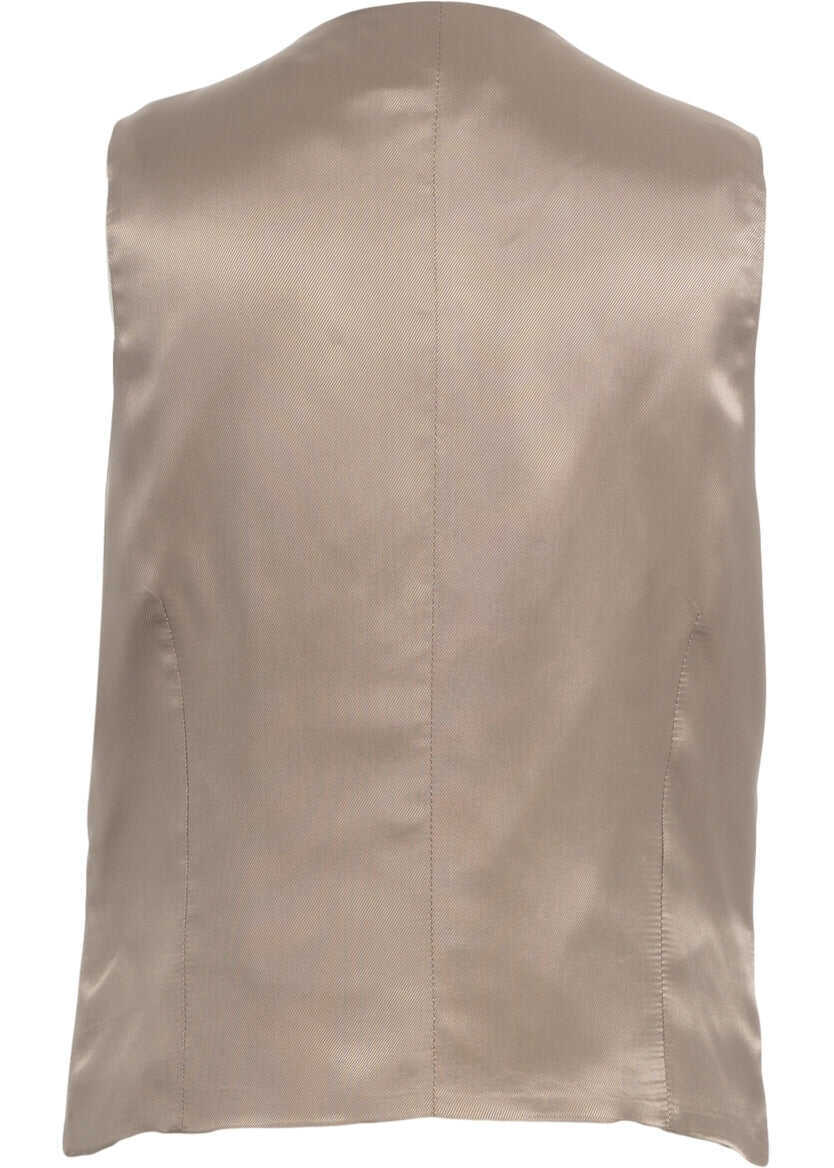 Veste Otto d ame Single-breasted vest Brown Femei (BM 19031032) 3