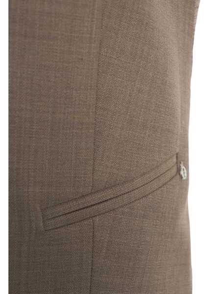 Veste Otto d ame Single-breasted vest Brown Femei (BM 19031032) 5