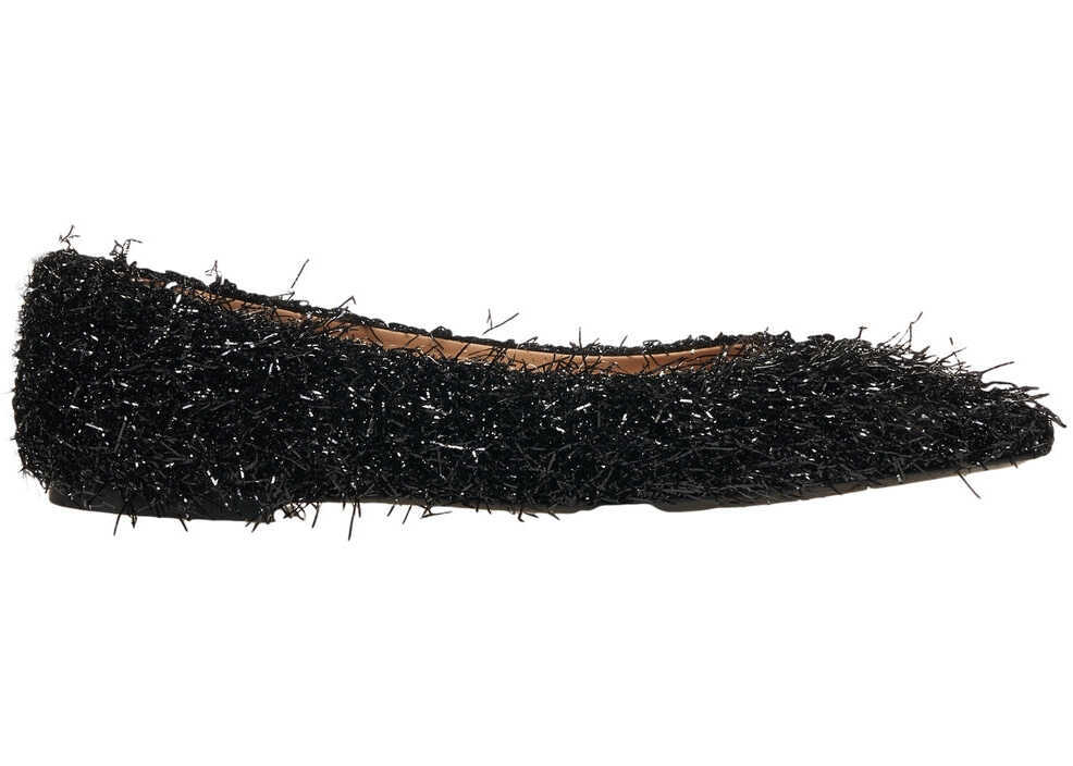 Balerini Gender Ballet flats with lurex fringes Black Femei (BM 19031047) 2