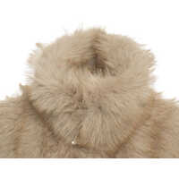 Veste Dama - Veste Liu Jo White Faux fur vest Beige Femei (BM 19031050) - B-mall.ro