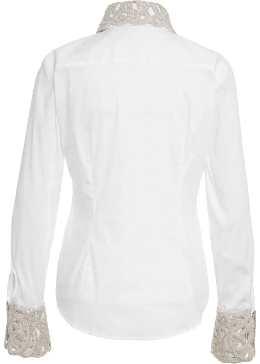 Bluze Himons Blouse with embroideries White Femei (BM 19031065) 3