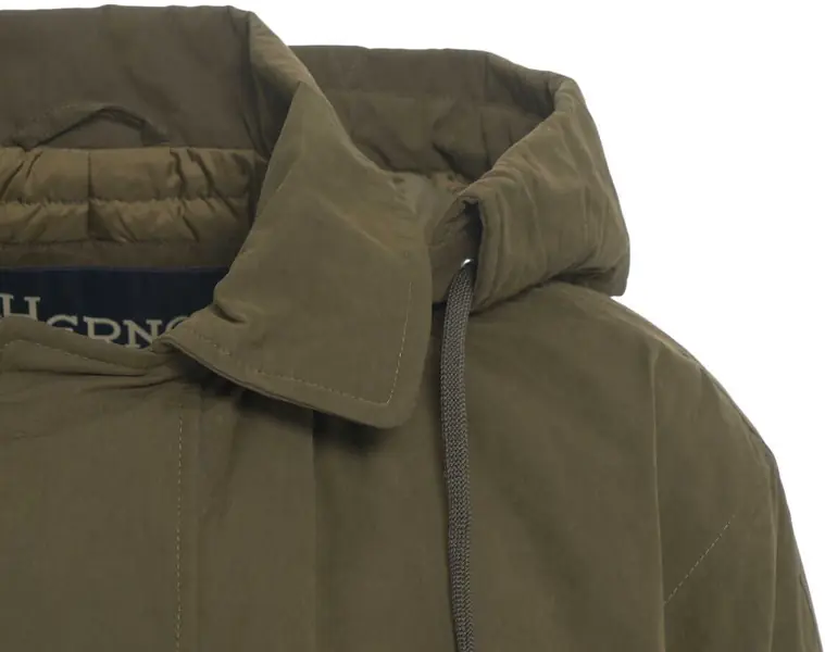 Geci Parka Herno Parka with hood Green Barbati (BM 19031083) 4