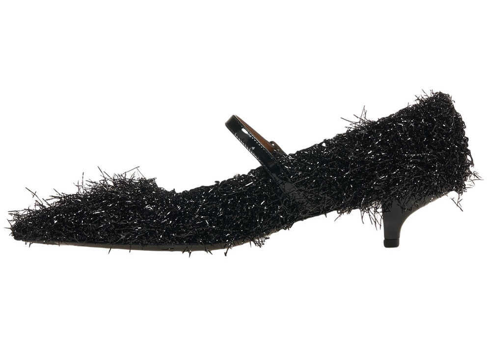 Pantofi cu toc Gender Pumps with lurex fringes Black Femei (BM 19031092) 4