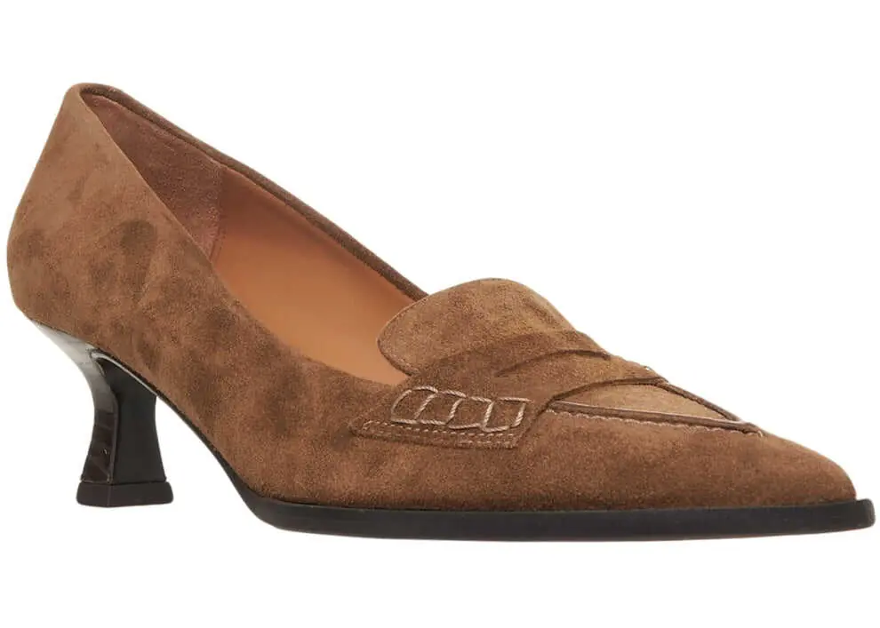 Pantofi cu toc Billi Bi Suede pumps Brown Femei (BM 19031107) 3
