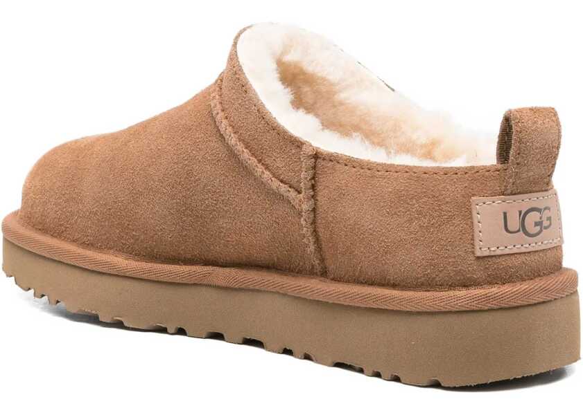 Balerini UGG Slippers Classic Mini Beige Femei (BM 19031122) 3
