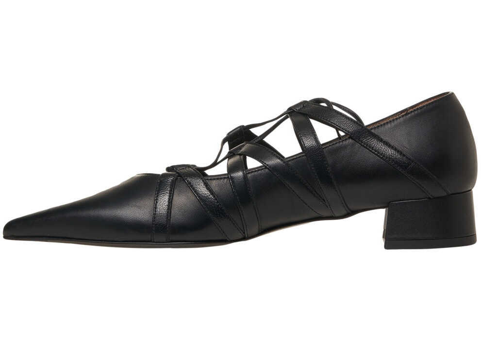 Pantofi cu toc Gender Nappa leather pumps Black Femei (BM 19031125) 5