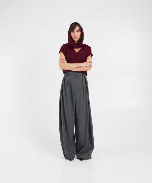 Pulovere casual MVM Cashmere knit vest Red Femei (BM 19031128) 3