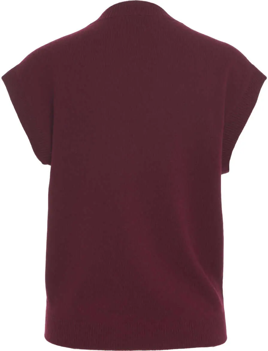 Pulovere casual MVM Cashmere knit vest Red Femei (BM 19031128) 5